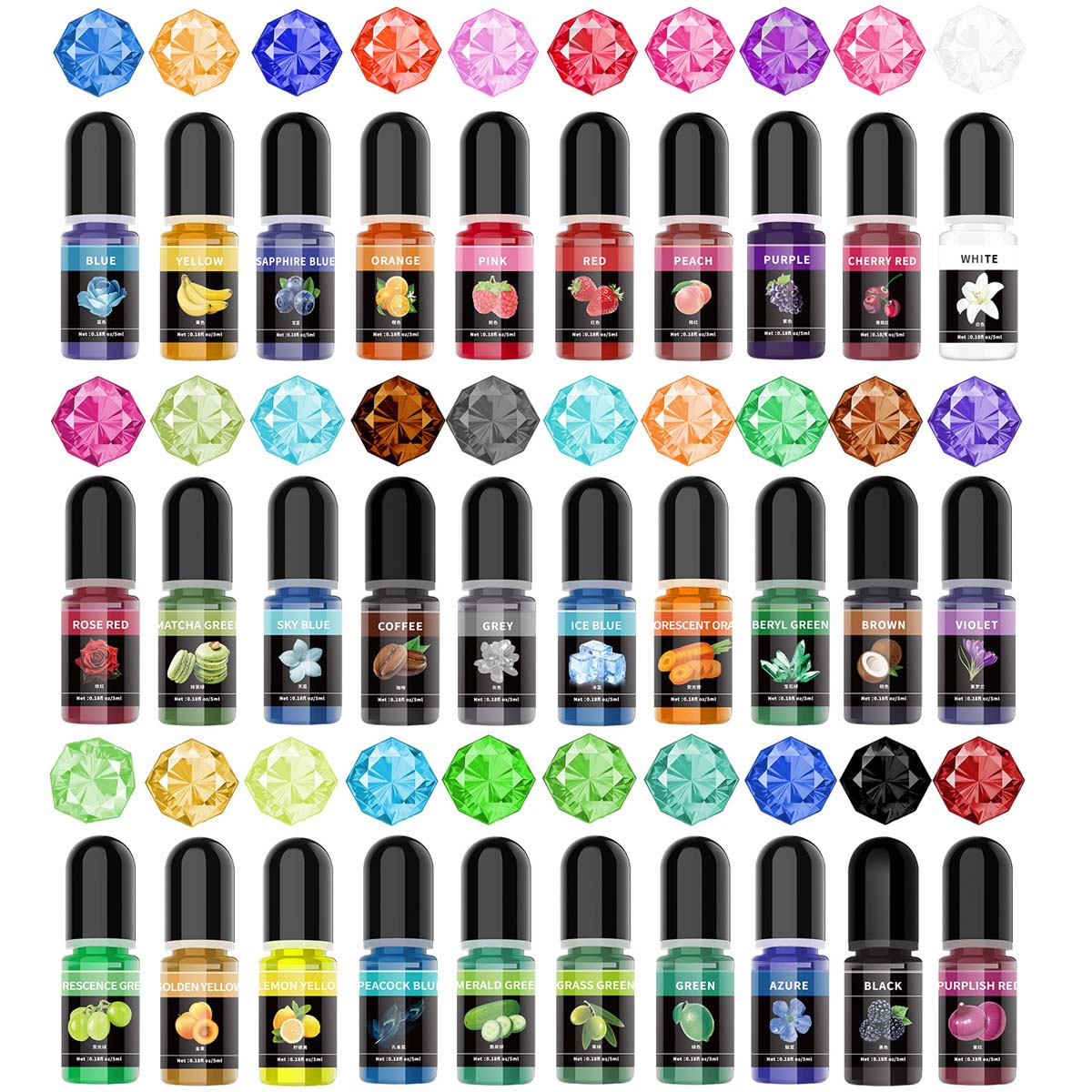 5ml/Bottle Epoxy Resin Pigment - Jewelry Making Glue ulasan dan harga