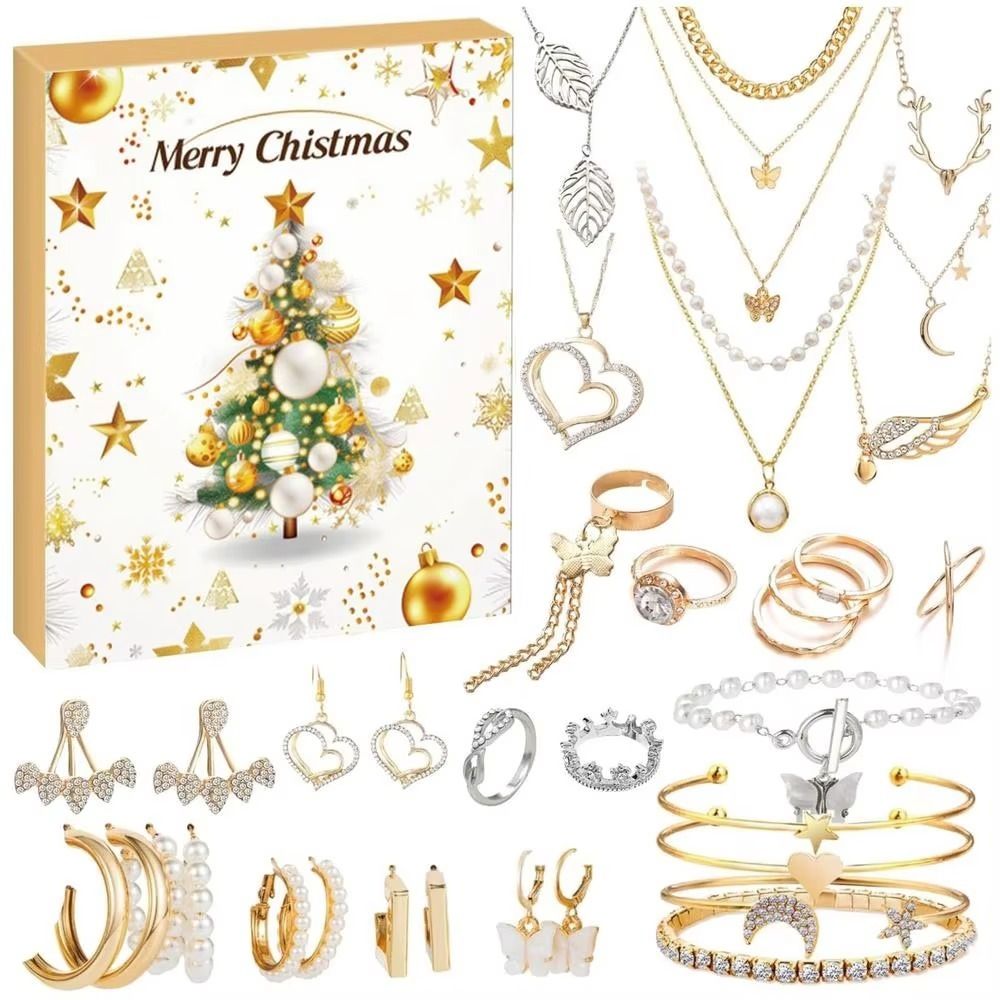 2024 DIY Christmas Advent Cale - Jewelry Making Advent Calendar ulasan dan harga