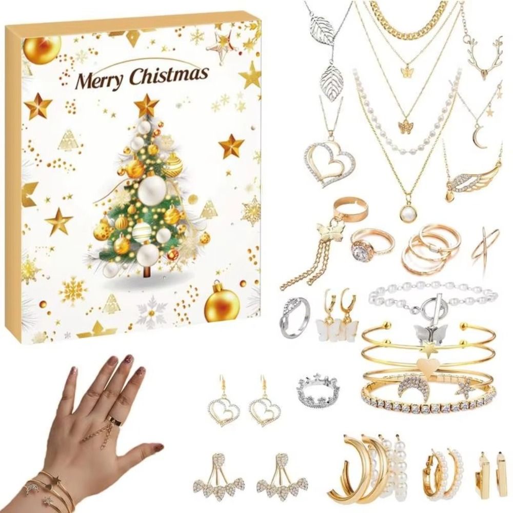 2024 DIY Christmas Advent Cale - Jewelry Making Advent Calendar ulasan dan harga