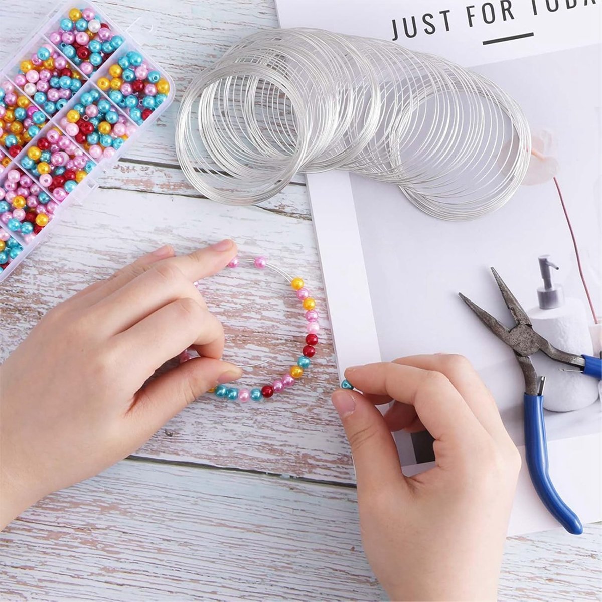 A008 100 Loop Jewelry Wire, Me - Memory Wire Bracelet ulasan dan harga