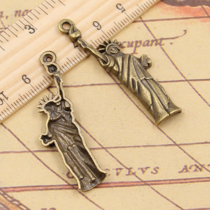 10pcs Charms Statue Of Liberty - Jewelry Making York ulasan dan harga