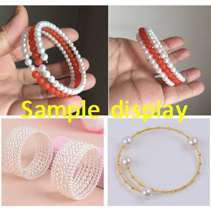 100 Loops Gold Steel Color Mem - Memory Wire Bracelet ulasan dan harga