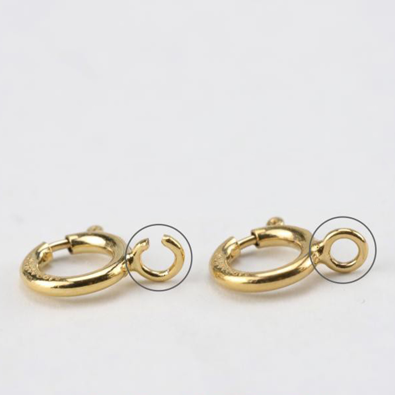 14K Gold Filled Spring Ring Cl - Jewelry Making Articles ulasan dan harga