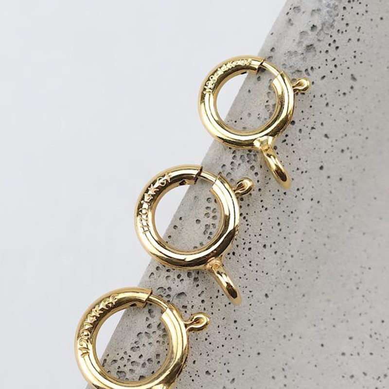 14K Gold Filled Spring Ring Cl - Jewelry Making Articles ulasan dan harga